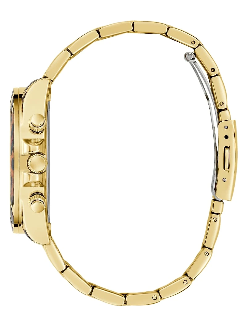 Gold-Tone Multifunction Watch
