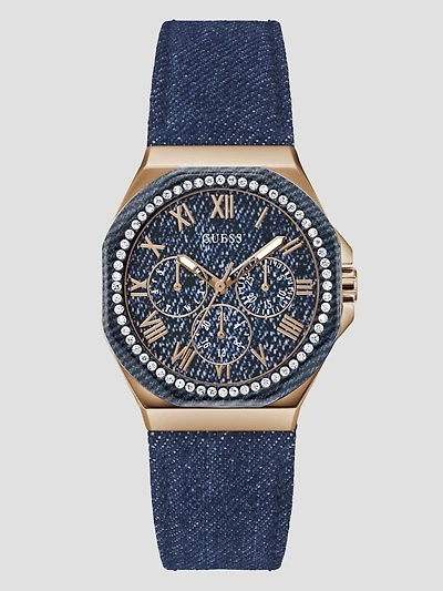 Denim Chronograph Watch