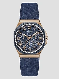 Denim Chronograph Watch