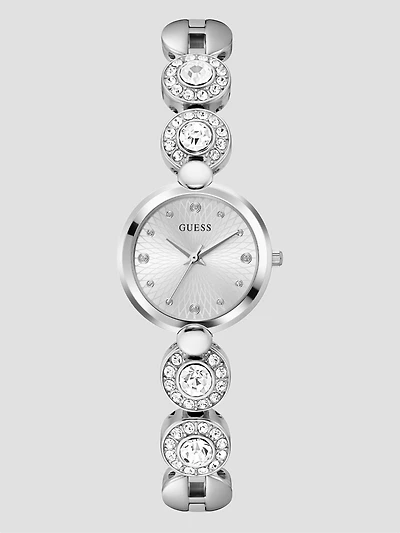Silver-Tone Analog Watch
