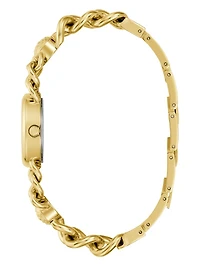 Gold-Tone Analog Watch