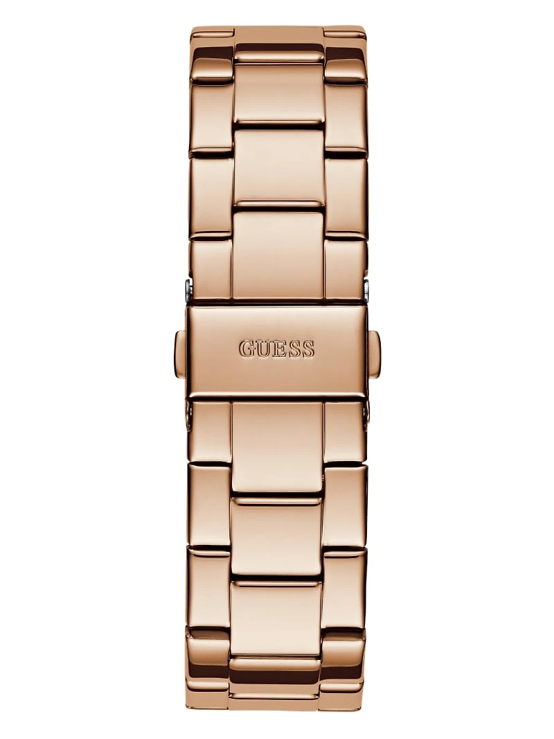 Rose Gold-Tone Multifunction Watch