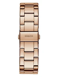 Rose Gold-Tone Multifunction Watch