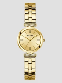 Gold-Tone Analog Watch
