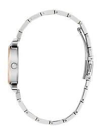 Two-Tone Analog Watch