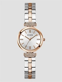Two-Tone Analog Watch