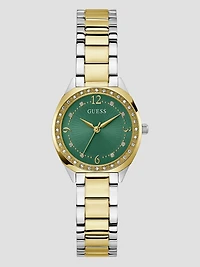 Two-Tone Analog Watch