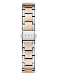 Two-Tone Purple Analog Watch