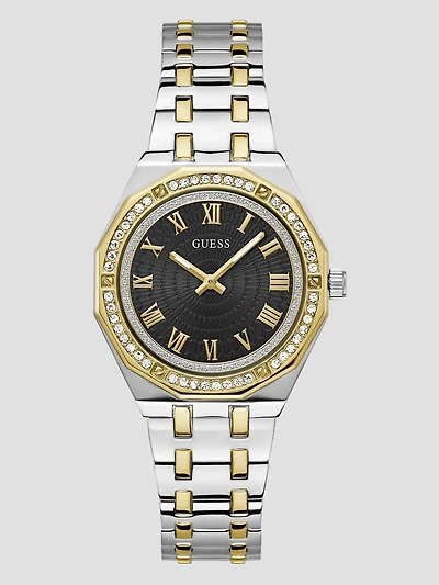 Gold and Silver-Tone Analog Watch