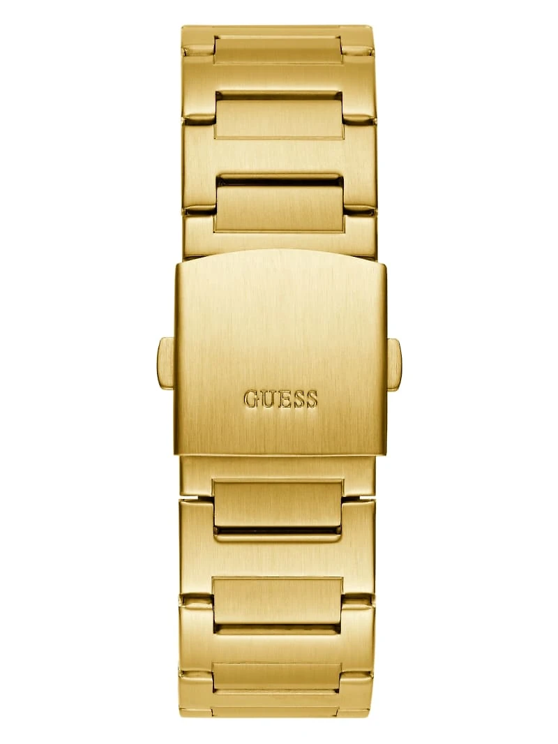 Gold-Tone Multifunction Watch