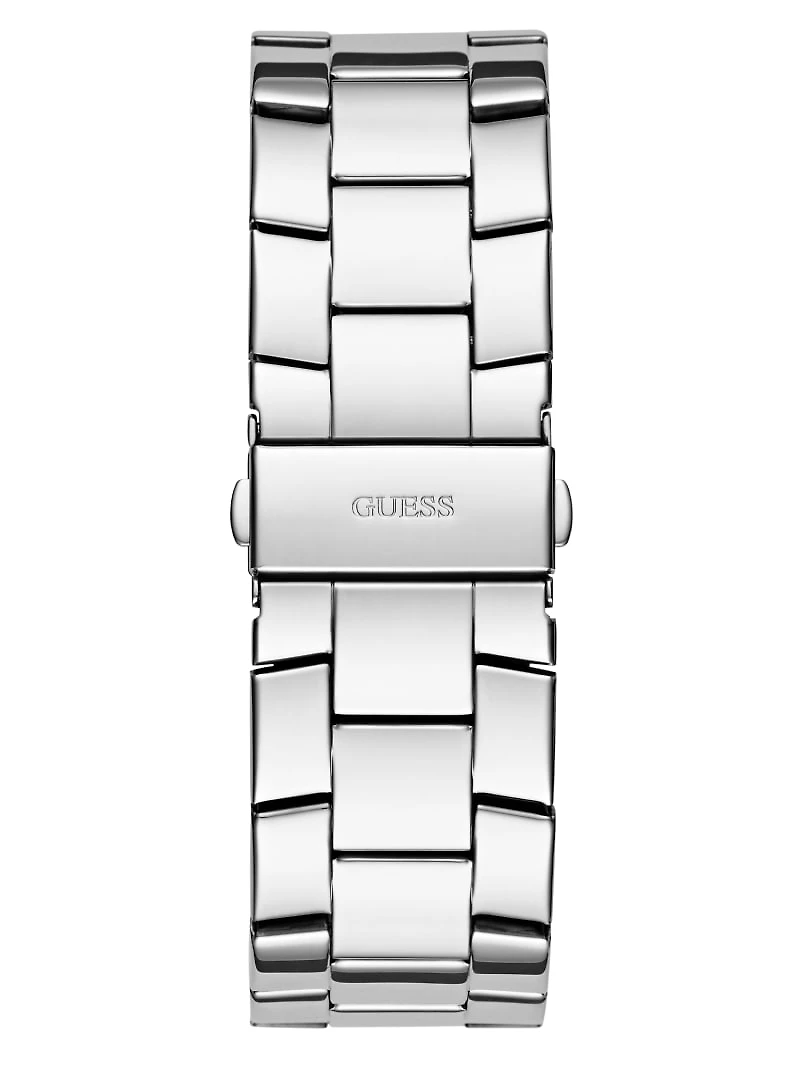 Silver-Tone Chronograph Watch