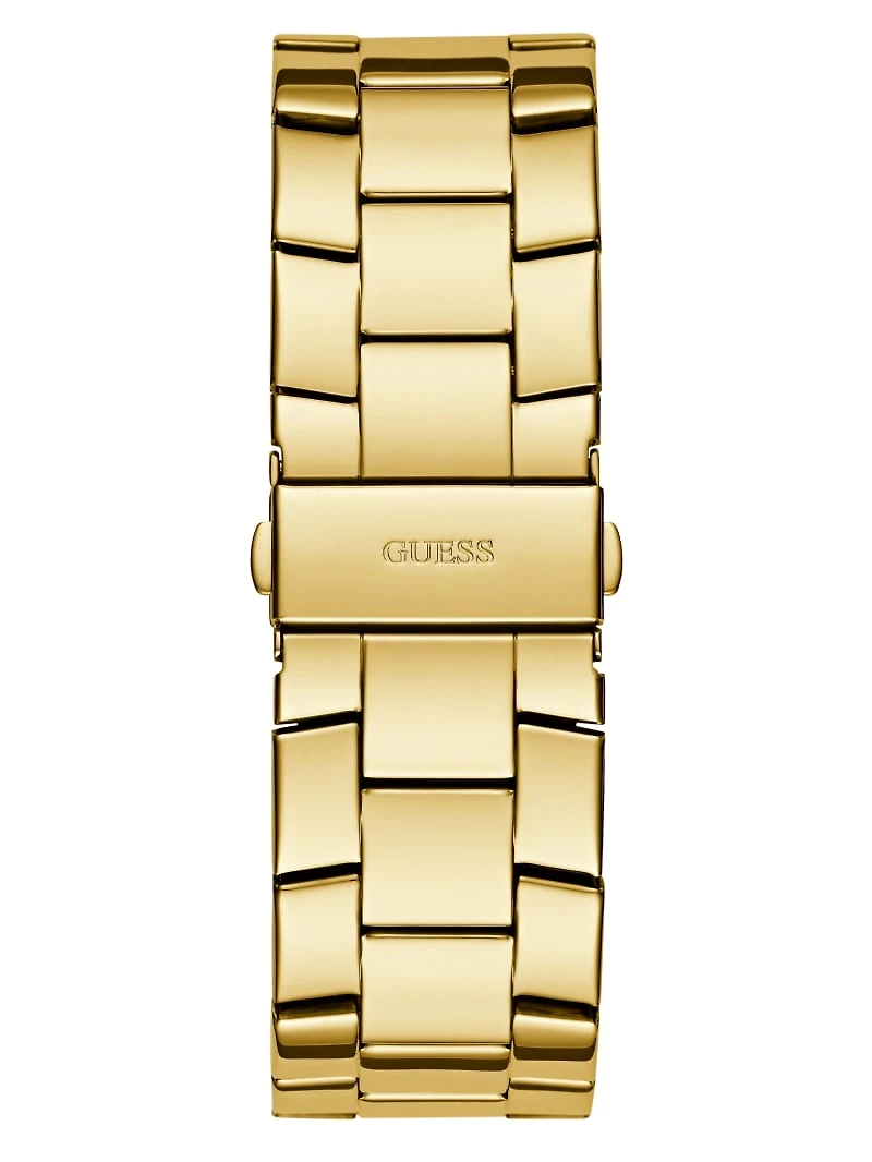 Gold-Tone Chronograph Watch