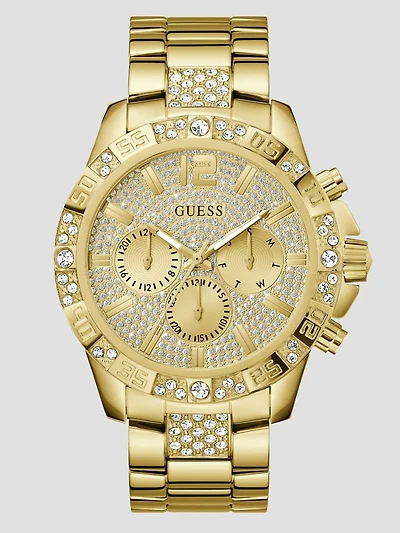Gold-Tone Chronograph Watch