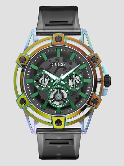 Multicolored Multifunction Silicon Watch