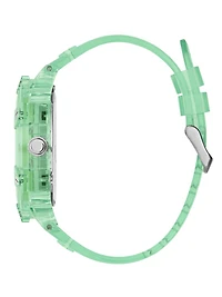 Transparent Green Multifunction Watch