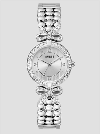 Silver-Tone Analog Watch