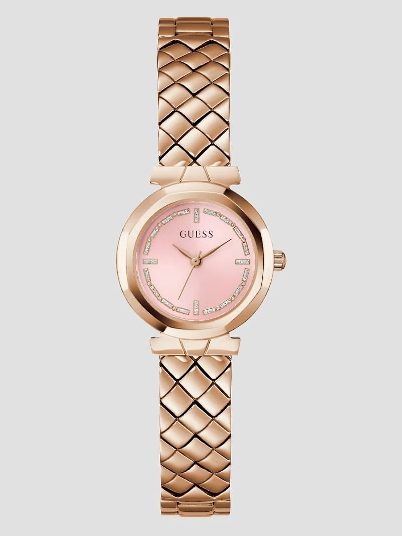 Rose Gold-Tone Analog Watch
