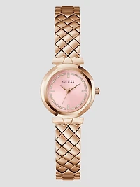 Rose Gold-Tone Analog Watch