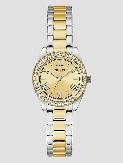 Two-Tone Analog Watch