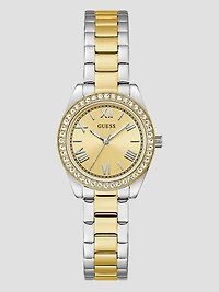 Two-Tone Analog Watch