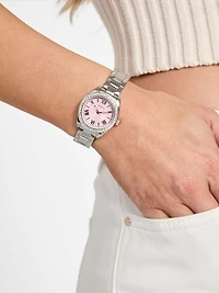 Silver-Tone Analog Watch