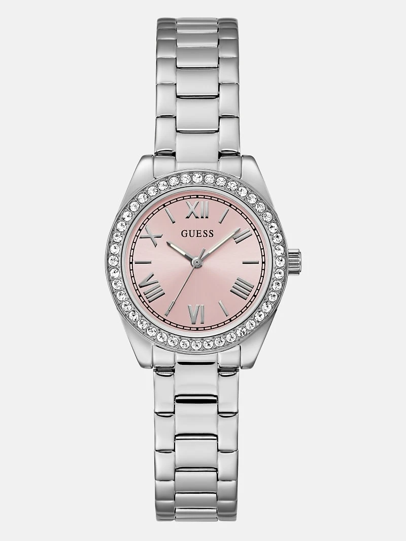 Silver-Tone Analog Watch
