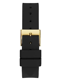 Gold-Tone Analog Silicon Watch