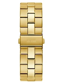 Gold-Tone and Green Analog Watch