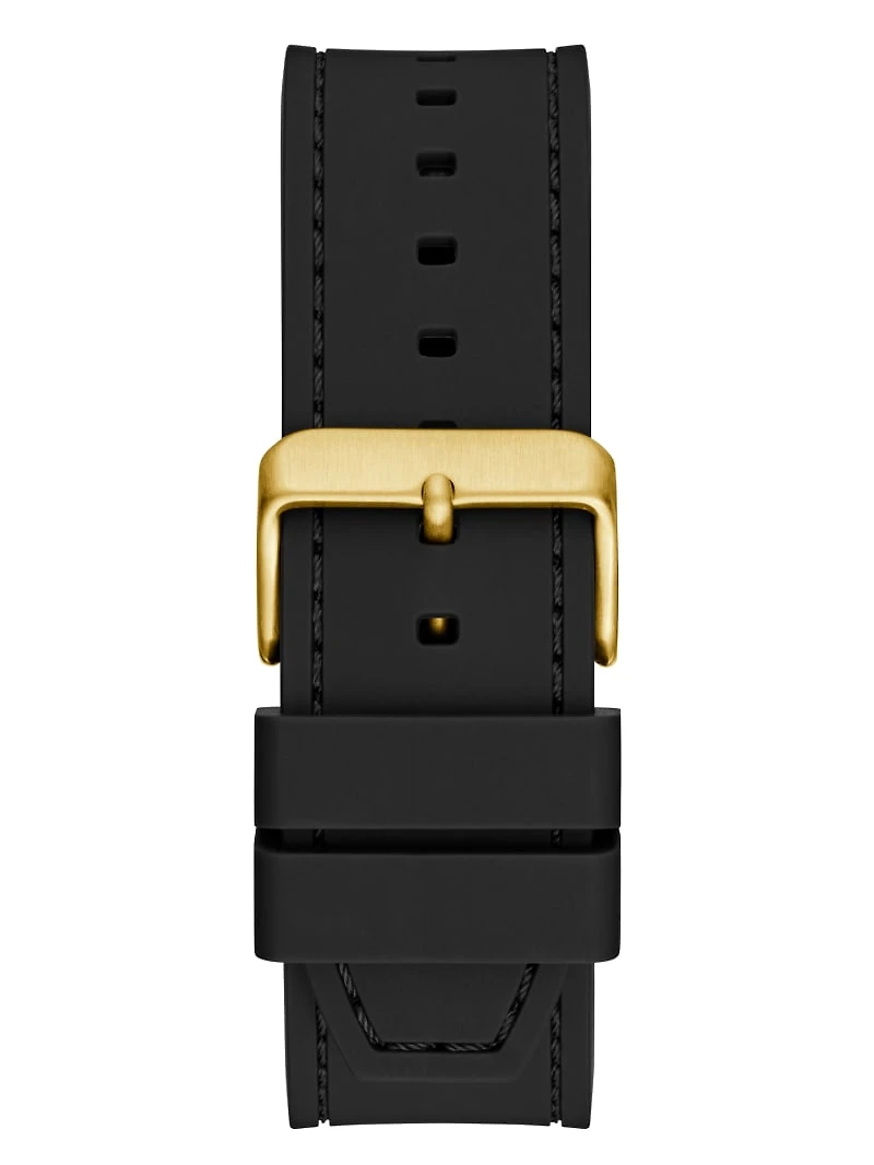 Gold-Tone and Black Analog Watch