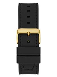 Gold-Tone and Black Analog Watch
