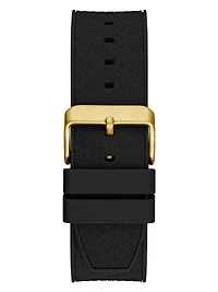 Black and Gold-Tone Multifunction Watch