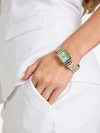 Silver and Gold-Tone Analog Watch