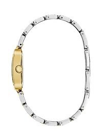 Silver and Gold-Tone Analog Watch