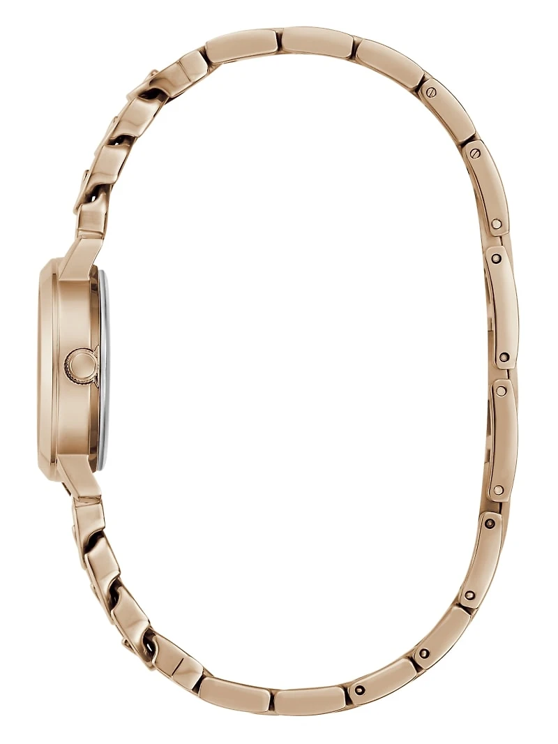 Rose Gold-Tone Mixed Chain Analog Watch