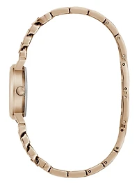 Rose Gold-Tone Mixed Chain Analog Watch