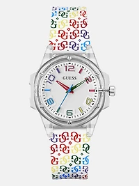 Transparent Rainbow Analog Watch