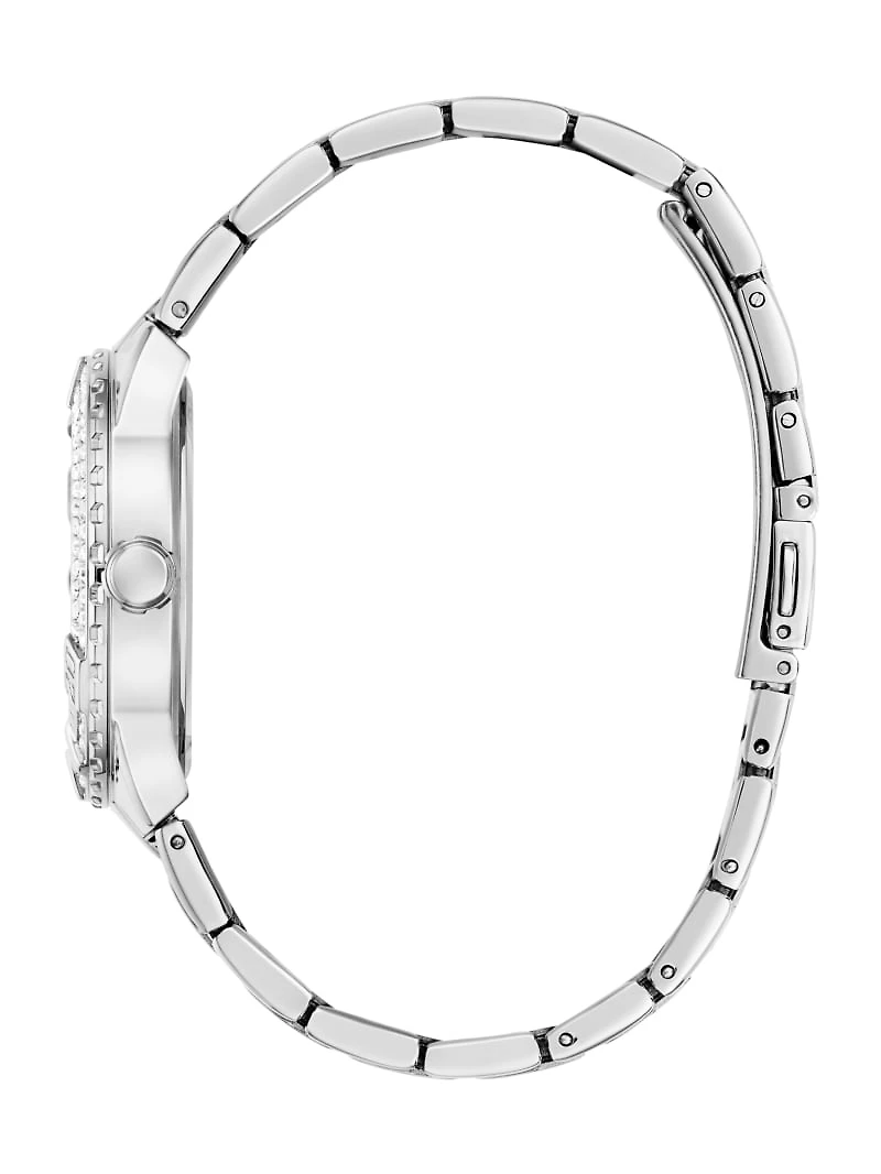 Silver-Tone Analog Watch