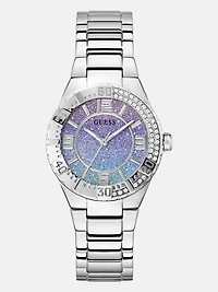 Silver-Tone Analog Watch