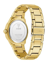 Gold-Tone and Rainbow Analog Watch