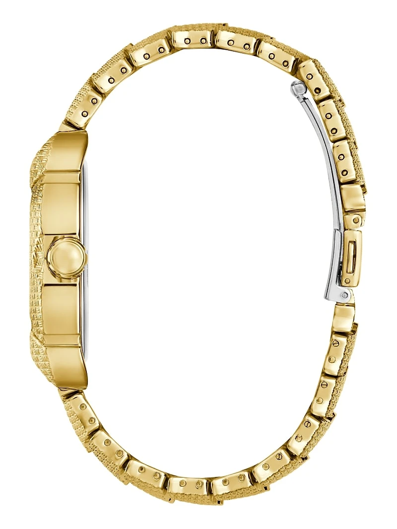 Gold-Tone Multifunction Watch