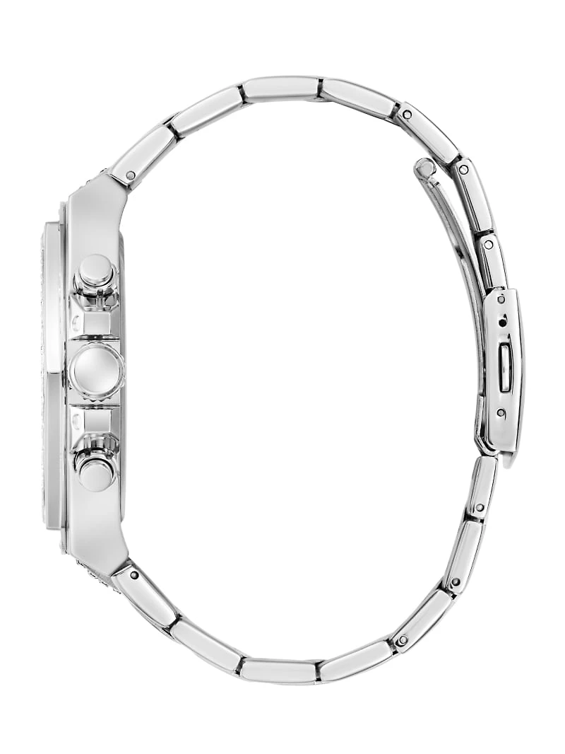 Silver-Tone Multifunction Watch