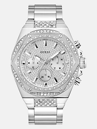 Silver-Tone Multifunction Watch