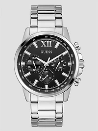 Silver-Tone Multifunction Watch