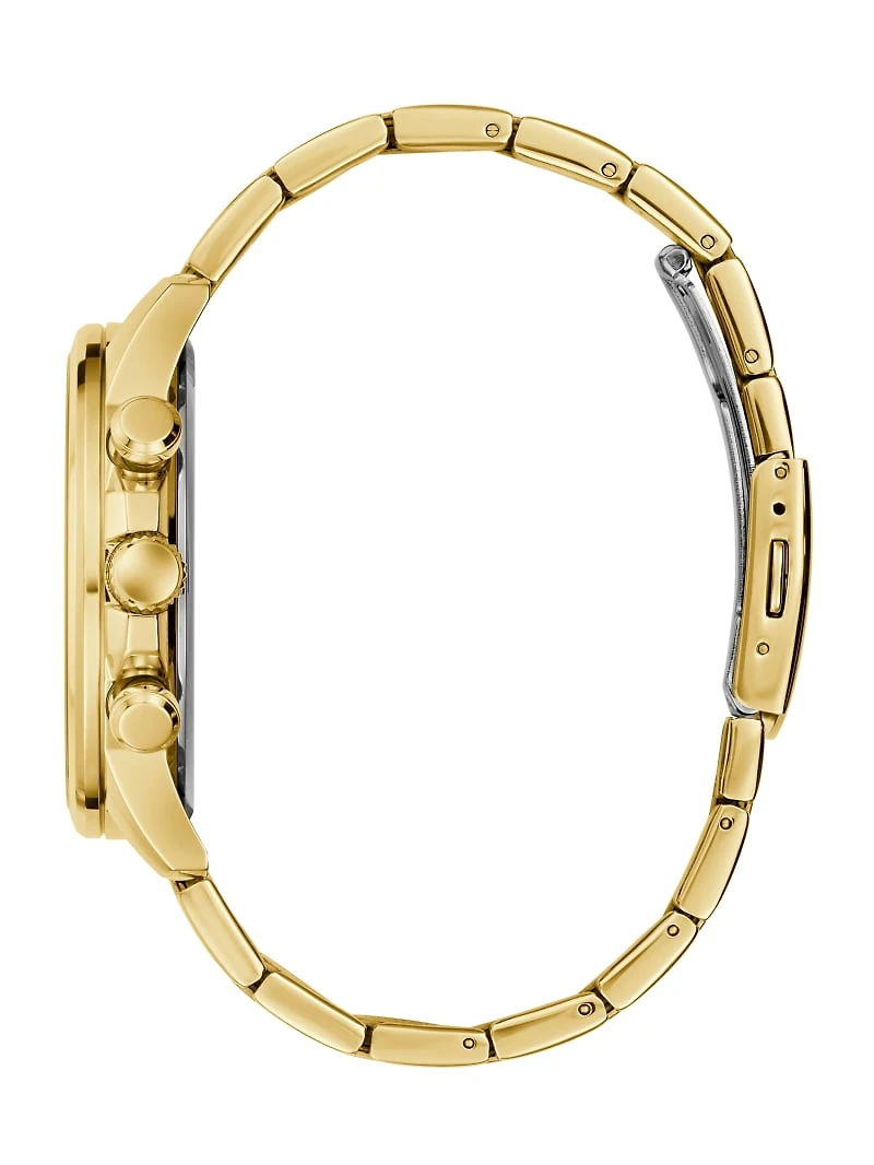 Gold-Tone Multifunction Watch