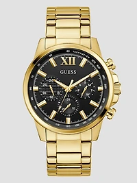 Gold-Tone Multifunction Watch