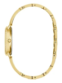 Gold-Tone Triangle Analog Watch