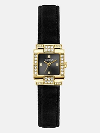 Gold-Tone Square Analog Watch