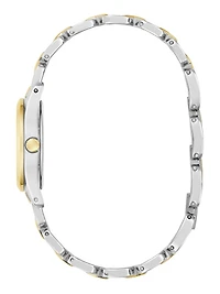 Two-Tone and Blue Analog Watch