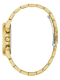 Gold-Tone Multifunction Watch