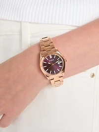 Rose Gold-Tone Analog Watch